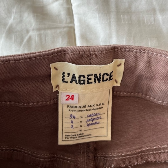 NWT L’Agence Margot High Rise Skinny Jean 24 Pine Bark - Picture 6 of 15